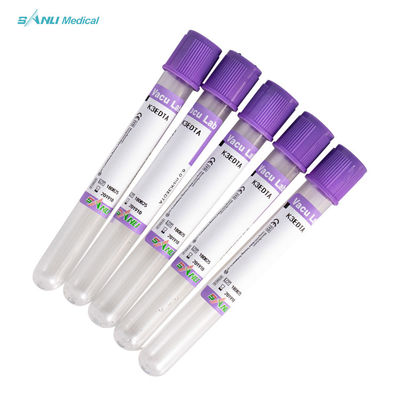 নিষ্পত্তিযোগ্য রক্ত ​​সংগ্রহ EDTA K3 টিউব 3-5ml CE অনুমোদিত