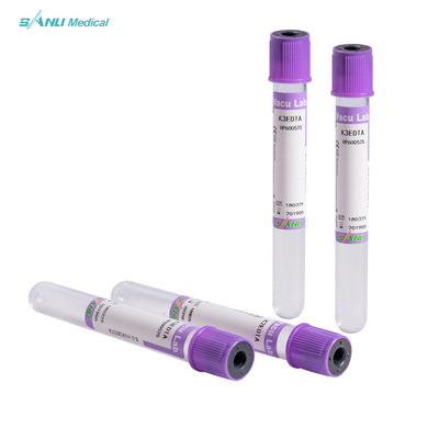নিষ্পত্তিযোগ্য রক্ত ​​সংগ্রহ EDTA K3 টিউব 3-5ml CE অনুমোদিত