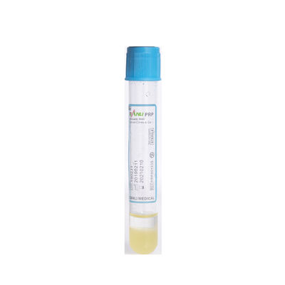 OA ট্রিটমেন্ট ডিসপোজেবল PRP টেস্ট টিউব 20ml ACD-A CE ISO GEL এর সাথে অনুমোদিত
