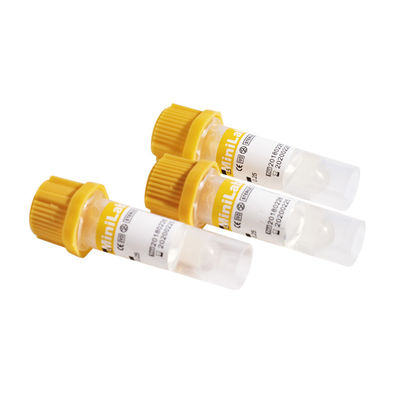 SANLI কৈশিক রক্ত ​​সংগ্রহ টিউব একক ব্যবহার 0.2ml 0.25ml 0.5ml