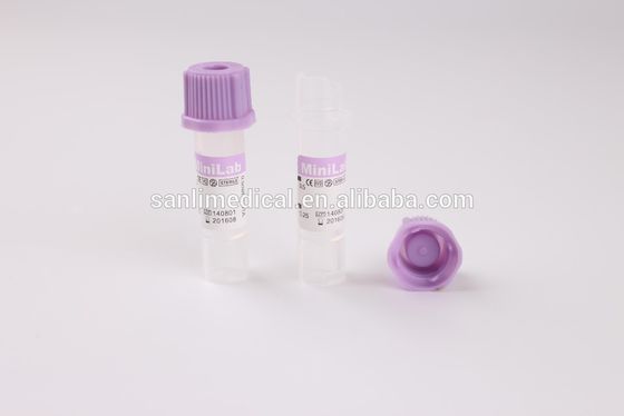SANLI কৈশিক রক্ত ​​সংগ্রহ টিউব একক ব্যবহার 0.2ml 0.25ml 0.5ml