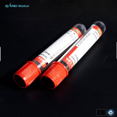 রেড টপ 3ml গ্লাস ব্লাড কালেকশন টিউব ভ্যাকুয়াম ক্লট অ্যাক্টিভেটর টিউব