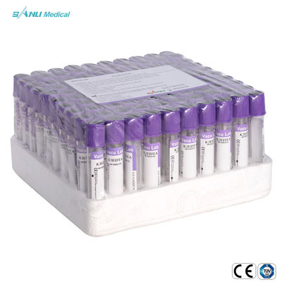 সিই অনুমোদিত প্লাস্টিক রক্ত ​​সংগ্রহ টিউব PET 13x75mm K2