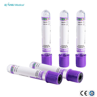 সিই অনুমোদিত প্লাস্টিক রক্ত ​​সংগ্রহ টিউব PET 13x75mm K2