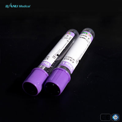 5ml প্লাস্টিক রক্ত ​​সংগ্রহ টিউব EDTA K3 সংযোজন 13x75mm