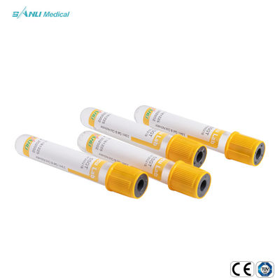 13x75mm প্লাস্টিক রক্ত ​​সংগ্রহের টিউব ক্লট অ্যাক্টিভেটর সহ ডিসপোজেবল জেল টিউব