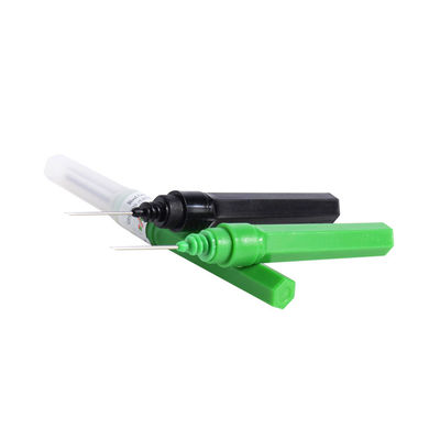সবুজ অ্যাসেপসিস রক্ত ​​সংগ্রহের সূঁচ ISO9001 21G 1'' 0.8x25 মিমি