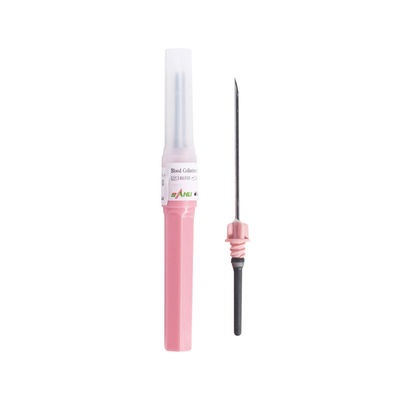 গোলাপী 18G 1.2x25mm রক্ত ​​সংগ্রহের সূঁচ একাধিক নমুনা নিষ্পত্তিযোগ্য