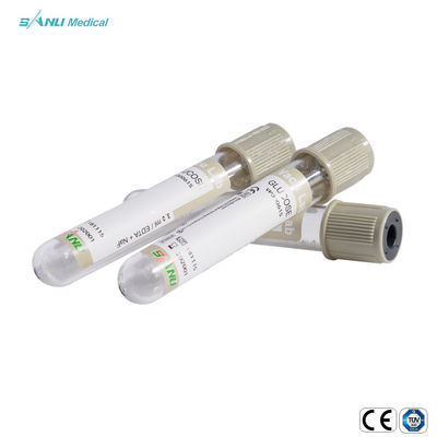 3ml গ্লুকোজ মেডিকেল গ্লাস রক্ত ​​সংগ্রহ টিউব নিষ্পত্তিযোগ্য ISO9001 অনুমোদিত