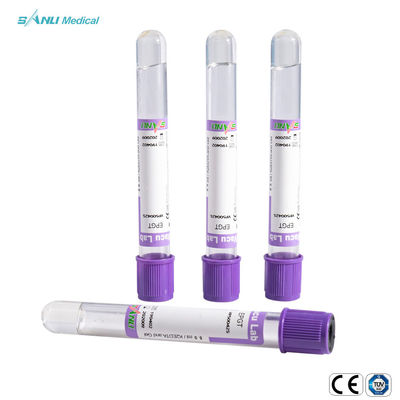 চিকিৎসা পরীক্ষার জন্য ISO9001 EDTA ভ্যাকুয়াম টিউব 2ml 3ml PET উপাদান