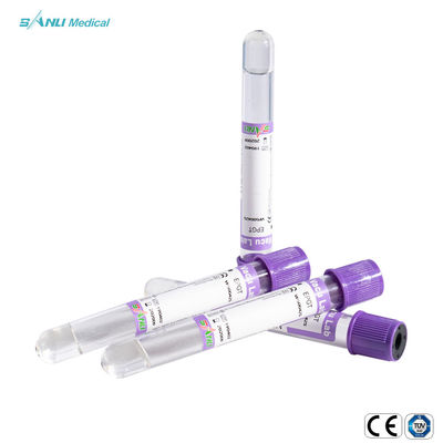 চিকিৎসা পরীক্ষার জন্য ISO9001 EDTA ভ্যাকুয়াম টিউব 2ml 3ml PET উপাদান