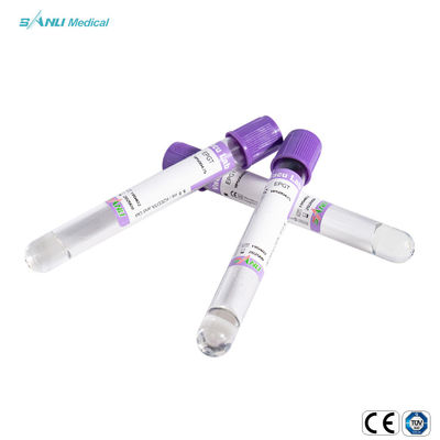 চিকিৎসা পরীক্ষার জন্য ISO9001 EDTA ভ্যাকুয়াম টিউব 2ml 3ml PET উপাদান