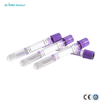চিকিৎসা পরীক্ষার জন্য ISO9001 EDTA ভ্যাকুয়াম টিউব 2ml 3ml PET উপাদান