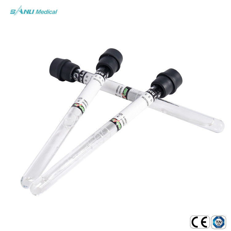 1/6 ESR ভ্যাকুয়াম ব্লাড কালেকশন টিউব 1.2ml 1.6ml 1.8ml CE প্রত্যয়িত